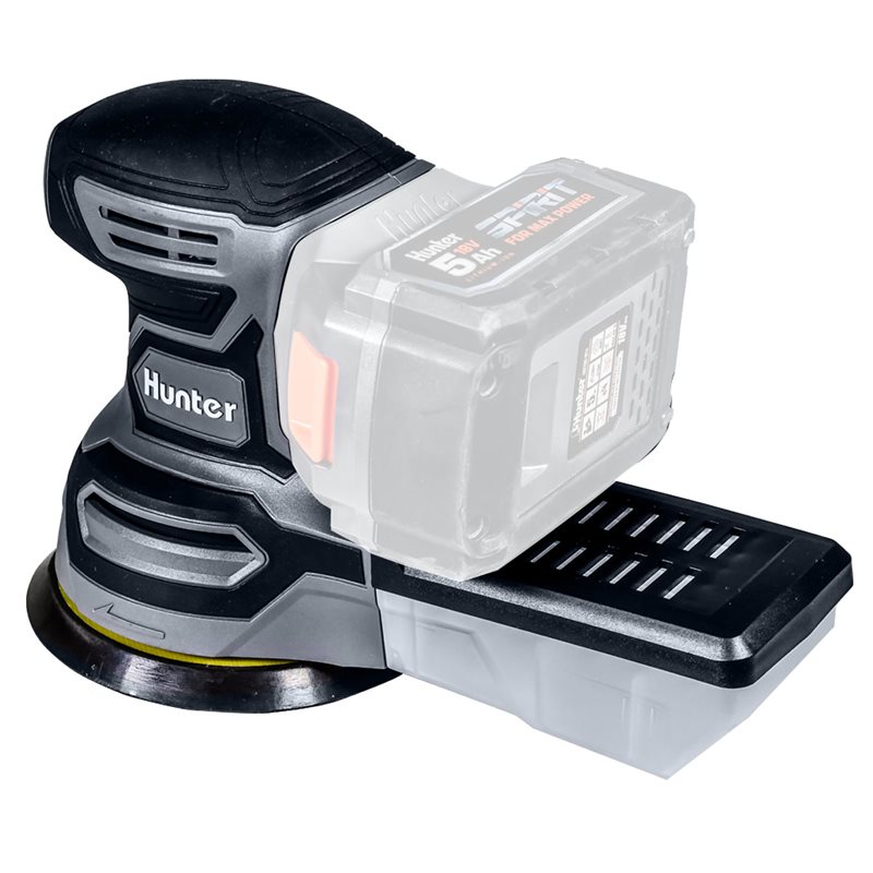 מלטשת אקצנטרית נטענת 18V (גוף בלבד) 100502-001