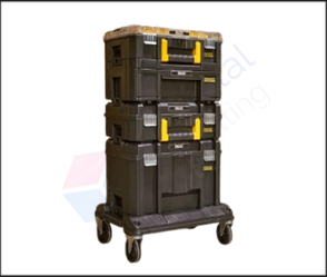 ארגזי כלים מקצועיים STANLEY FATMAX TSTAK – עמדת אחסון ניידת עם 4 קומות