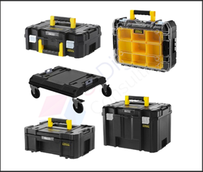 ארגזי כלים מקצועיים STANLEY FATMAX TSTAK – עמדת אחסון ניידת עם 4 קומות