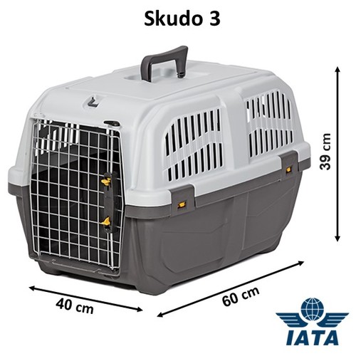 Skudo 3 - כלוב מאושר טיסה במידות 60X40X39