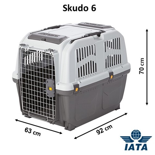 Skudo 6 - כלוב מאושר טיסה במידות 92X63X70