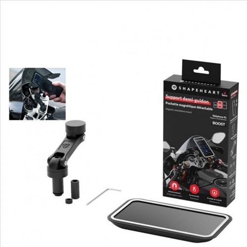 מתקן לפלאפון SHAPEHEART MOTO STEM BOOST כולל כיסוי