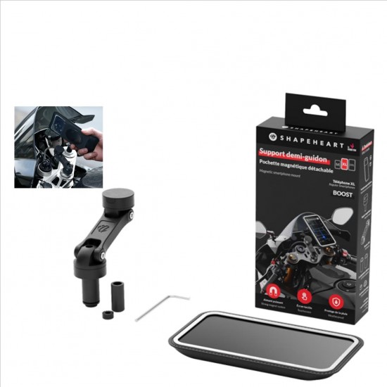 מתקן לפלאפון SHAPEHEART MOTO STEM BOOST כולל כיסוי