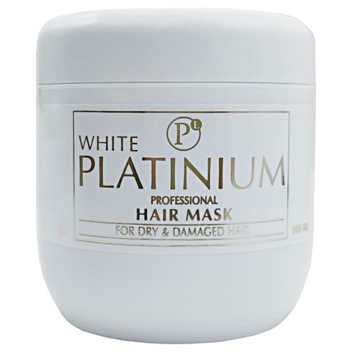 מסכה ויטמין E לשיער יבש לשיקום אינטנסיבי White Platinium ווייט פלטינום 500 מ