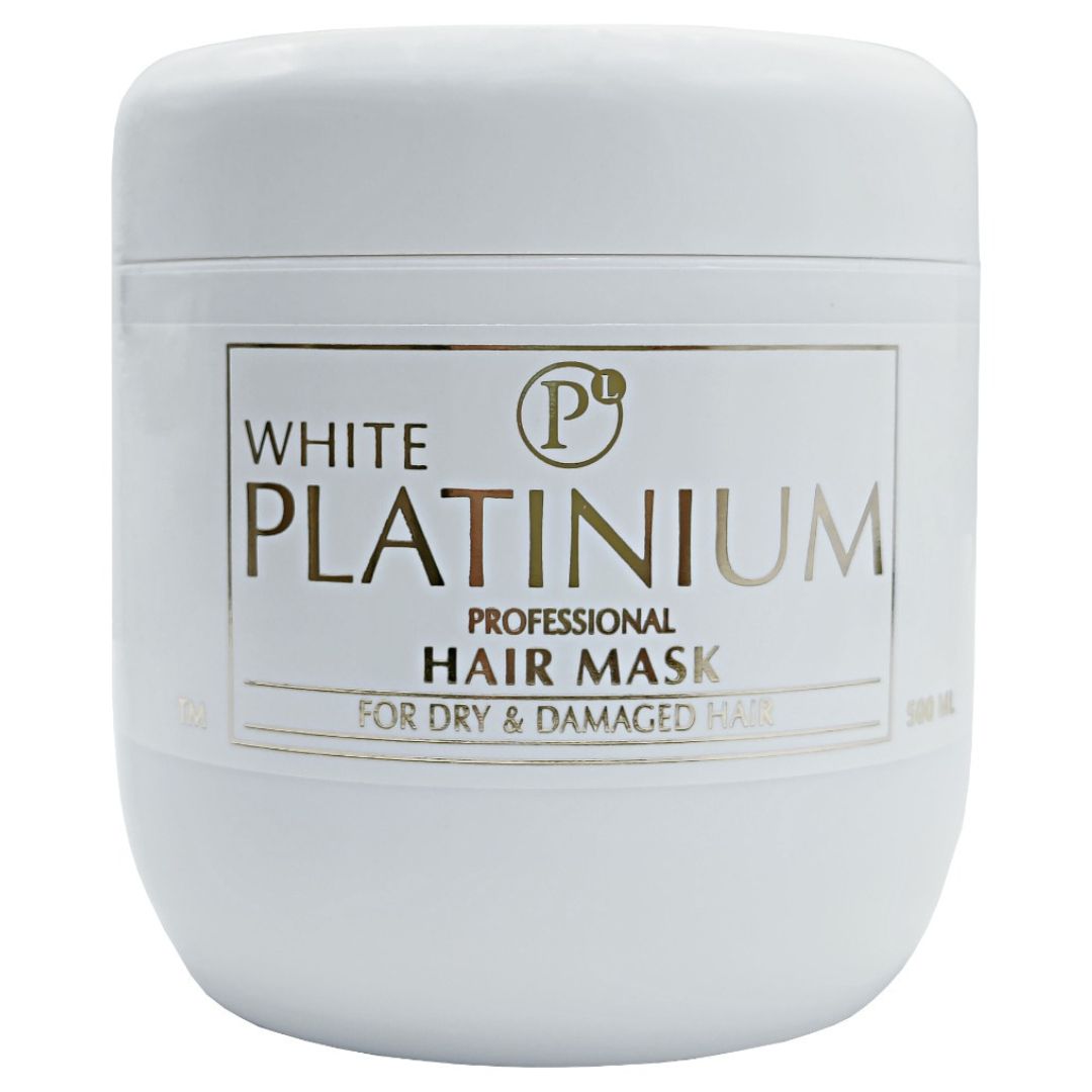 מסכה ויטמין E לשיער יבש לשיקום אינטנסיבי White Platinium ווייט פלטינום 500 מ"ל