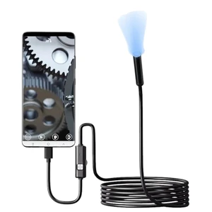 מצלמת אנדוסקופ USB - עדשת 7 מ"מ | אורך 2 מטר