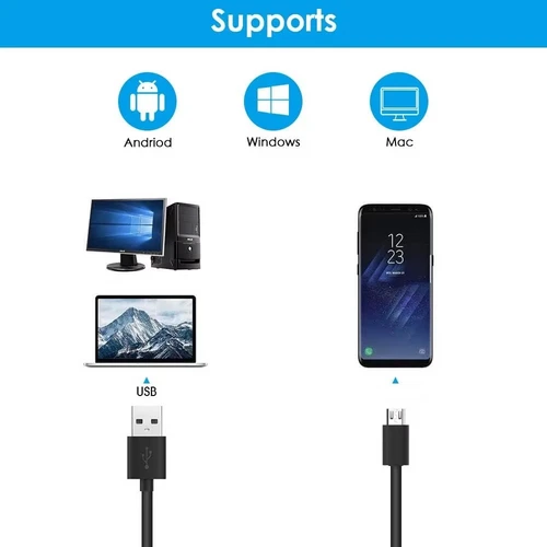מצלמת אנדוסקופ USB - עדשת 8 מ