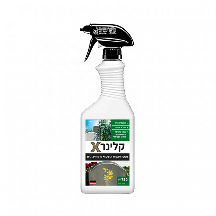 חומר לניקוי מצבות ושייש – קלינר X