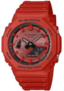 CASIO GA-2100RRB-4A קרבון חדש אנלוגי - דיגיטלי