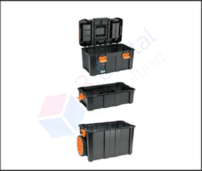 ארגז כלים 3 קומות על גלגלים TRUPER דגם 102644 – פתרון אחסון נייד ומודולרי