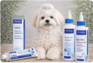 מארז טיפוח VIP לכלב ערכת היגיינה מושלמת וירבאק Virbac | מולי חיות מחמד