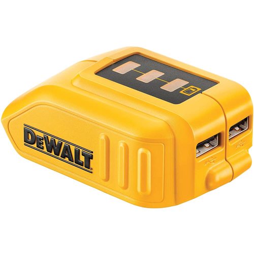 מתאם USB לסוללות 18V XR עם מד חיווי – DCB090