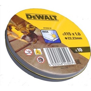 10 דיסקים חיתוך 115×1×22.23 מ״מ – DT3506