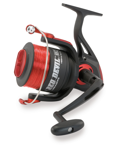 סט דייג מקצועי RED DEVIL 4.20m – חכה + רולר קומפלט לדיג חוף
