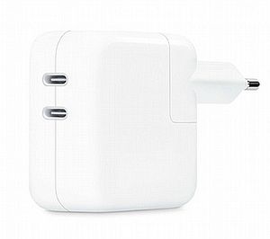 ראש מטען 35W טייפ-סי אפל מקורי (כניסה כפולה) 