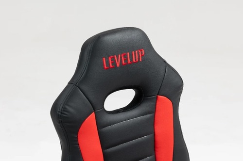 כיסא תלמיד ארגונומי לנוער מבית LEVEL UP | שחור ואדום
