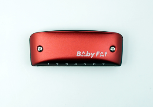 מפוחית בלוז KONGSHENG BabyFat 7 חורים - עיצוב קומפקטי עם קידוד צבעוני ומסגסוגת אלומיניום איכותית לנגינה ניידת ומקצועית