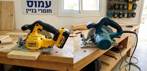 מסור עגול נטען מול חשמלי: האם הגיע הזמן לעבור לסוללות?