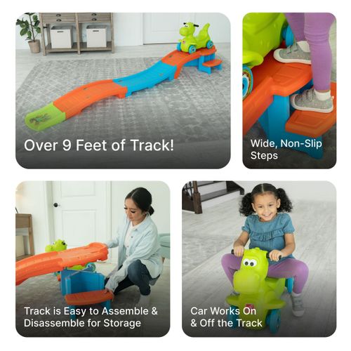 מסלול רכבת הרים במדרון דינוזאור Dino Dash Up & Down Roller Coaster דגם 4404
