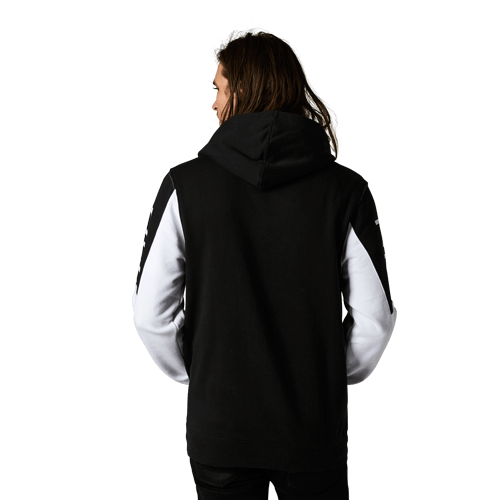 פליז שחור / טורקיז - DIER PULLOVER FLEECE