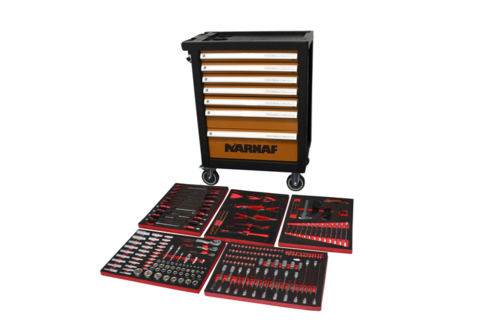 ארגז כלים 7 מגירות עם כלי עבודה XTB-TOOLS