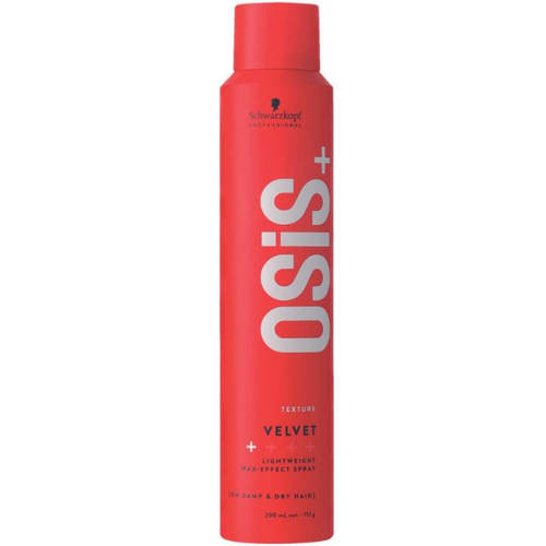 ספריי VELVET אחיזה קלה לשיער עם אפקט ווקס OSIS+ שוורצקופף 200 מ