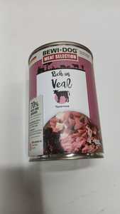 BEWI DOG מזון לכלבים בשר עגל אמתי 78% ללא דגנים אריזת שימורים 400 גרם 