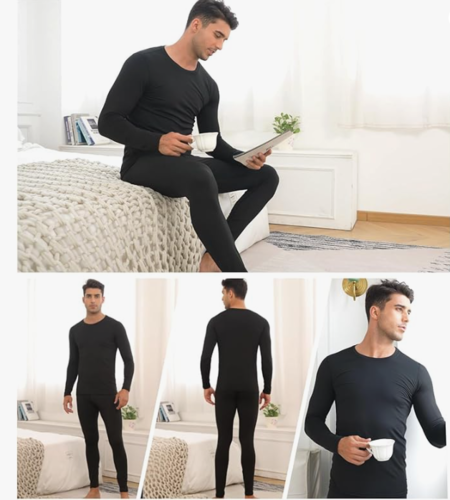 סט ביגוד תרמי לגבר לקור מחמם ומנדף TEEPIRE Thermal Underwear