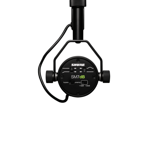 ‏מיקרופון דינמי כולל פריאמפ Shure SM7DB שור