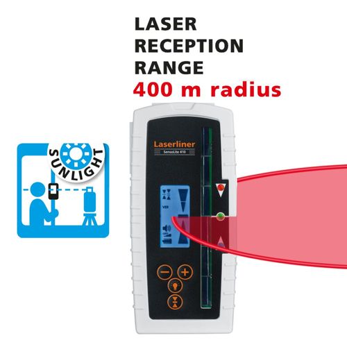 לוכד קרן לייזר Laserliner SensoLite 410 Set מק