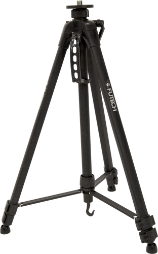 חצובה קלה FUTECH דגם 092.160 - חצובה מקצועית עם רגליים מתכווננות וראש מתכוונן עם הטיה ללייזרי קווים ומכשירי מדידה קומפקטיים