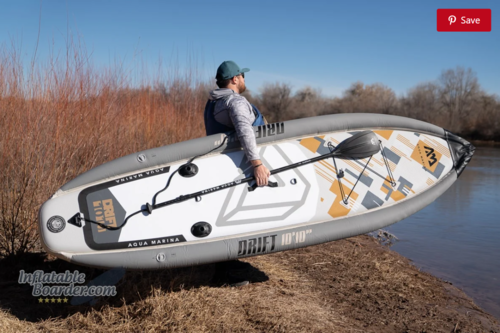 סאפ מתנפח לדייג דריפט רחב אקווה מרינה AQUA MARINA SUP DRIFT