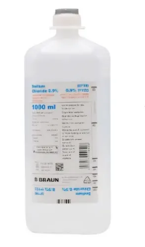 סליין סודיום כלוריד 0.9 - 1000CC- נוזל בלבד 