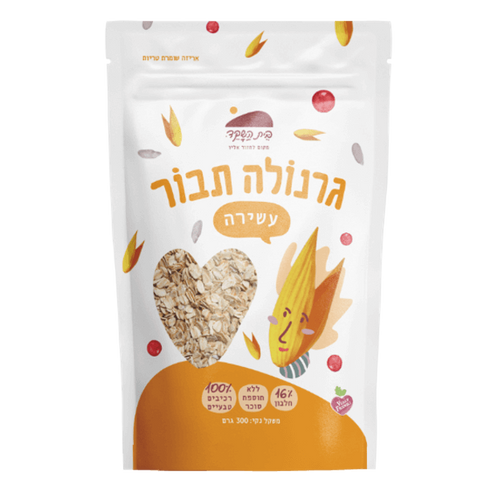 גרנולה תבור עשירה 300 גרם בית השקד