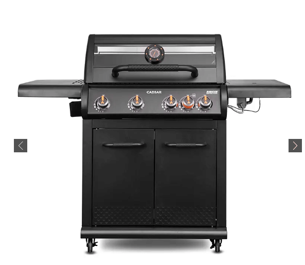 גריל גז Caesar Rubicon 4 –שחור מט דגם ER-1H-8804C-2G-BK