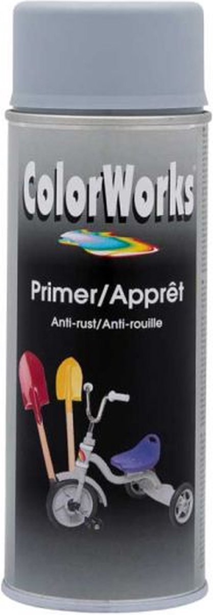 ספריי יסוד אפור 400 מ"ל עמיד בפני חלודה - MOTIP M918560 בסיס טרפנטין