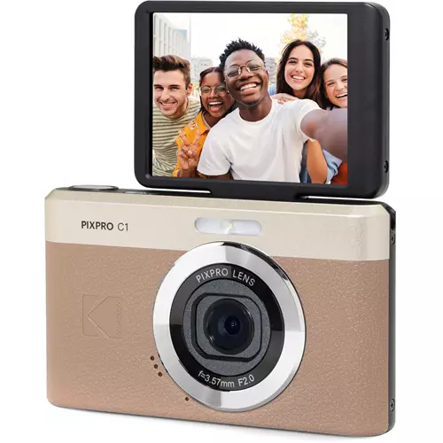 מצלמה קומפקטית קודאק KODAK Pixpro C1 Brown +16G +Reader