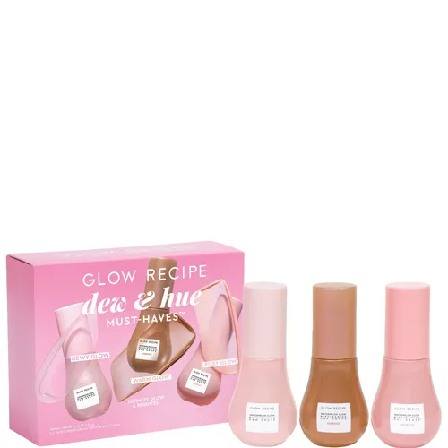 שלישיית סרומים של גלו רסיפי Glow Recipe Dew & Hues Must-Haves