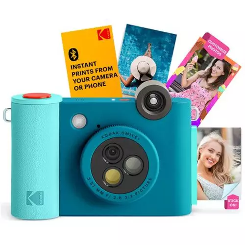 KODAK מצלמת אינסטנט מדגם Smile Plus (כחול)