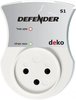 מגן ברקים נחשולי מתח DEKO Defender S1 – לבן וויזאלקטריק