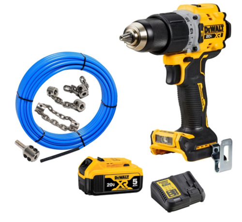 סט מקדחה מקצועית 20V DEWALT שתי מהירויות 2000סל
