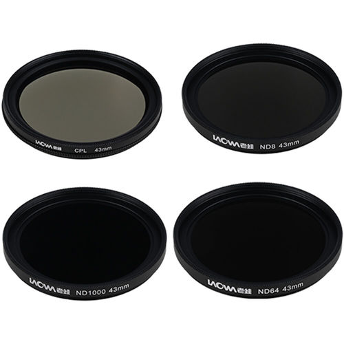 סט פילטרים לעדשה Venus Optics Laowa 200mm f/2 - ND8, ND64, ND1000 + CPL Filter Set (43mm)