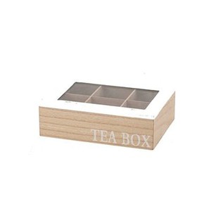 קופסא 6 תאים לשקיות תה TEA BOX