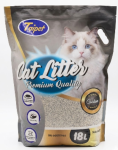 טאי פט חול מתגבש לחתולים עם פחם 18 ליטר - TaiPet Carbon Cat Litter