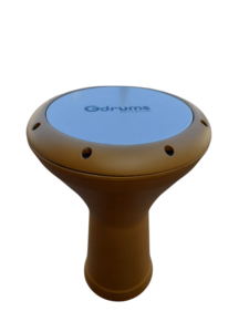 דרבוקה טורקית בעבודת יד בצבע זהב דגם GD-EAGSU17GD מבית Gdrums