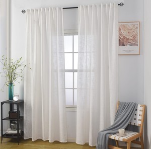 וילון השחלה לידור שמנת