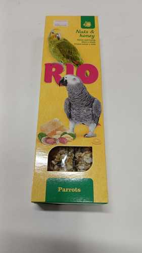 RIO זוג מקלות דבש ארוכים עם אגוזים / פירות ותוספת ויטמינים לתוכים גדולים 2 *  יחידות במארז סה