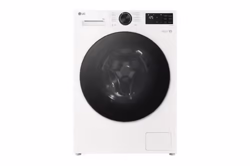 מכונת כביסה LG F2X50S9TWB 9 ק״ג פתח חזית בצבע לבן עם מנוע Direct Drive