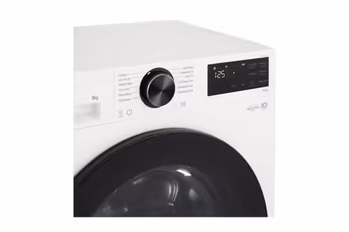 מכונת כביסה LG F2X50S9TWB מבט צד – עומק קומפקטי מתאים לנישה