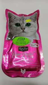  kit cat purr puree PLUSE מעדן שלוק עוף וחמוציות לחתולים 4 יחידות של 15 גרם ( סה"כ 60 גרם ) מבצע - קנה אחד קבל את השני חינם !